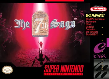 7th Saga, The (USA) box cover front